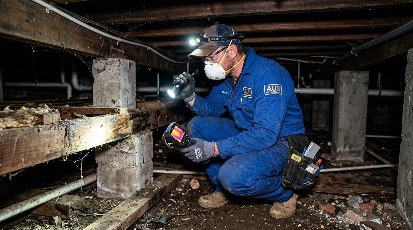 Subfloor Thermal Pest Inspection Sydney - The Pest Father